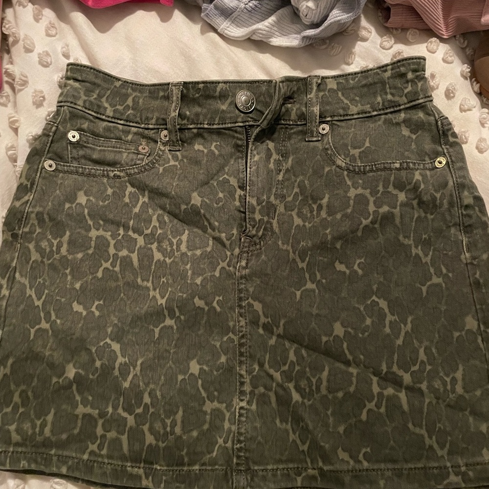 Mini Leopard Skirt